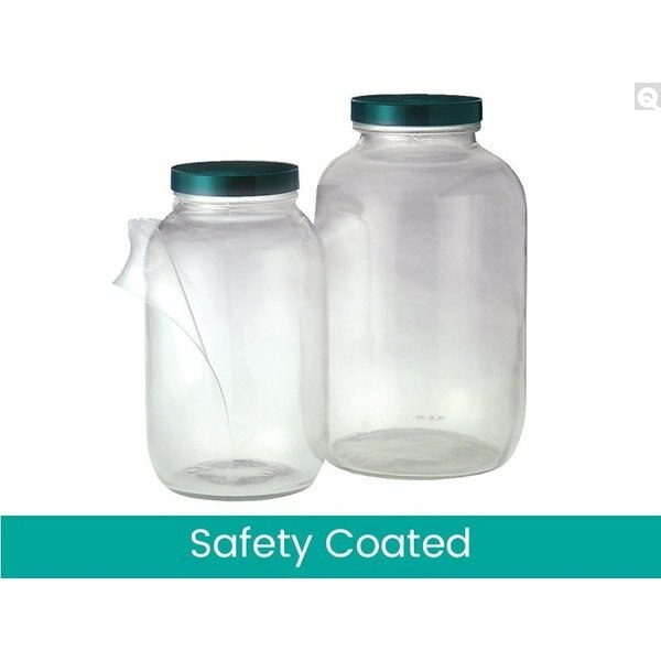 Safety Boston Round Bottles, 8 oz, PK24