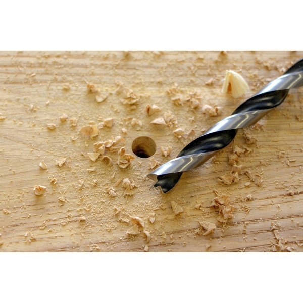 Drll Bit, Dbl Flute, 1/2in.dia, 2inx9in, OAL