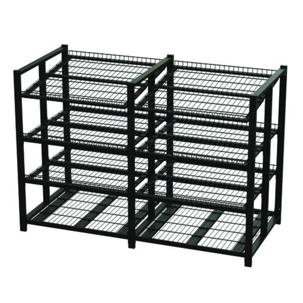 Starter Unit, 3 Shelv, Blk Fnsh, 36x48x60