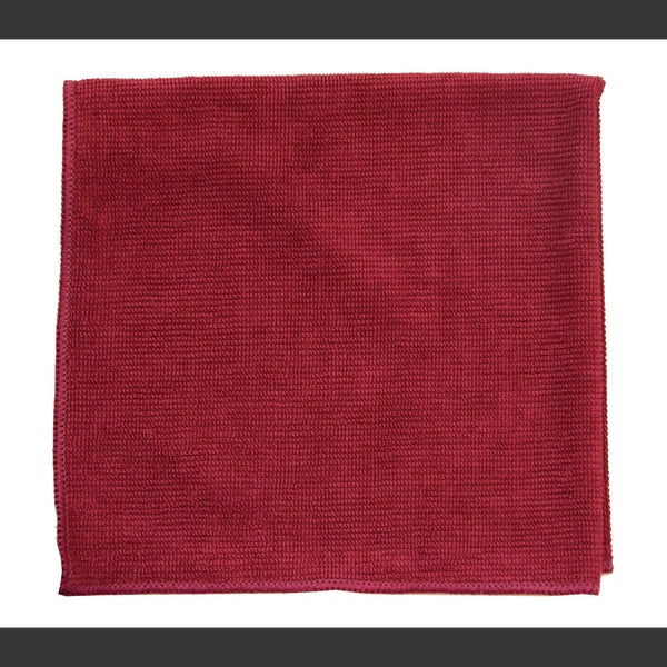 Burgundy Microfiber Cloth Waffle W, PK36
