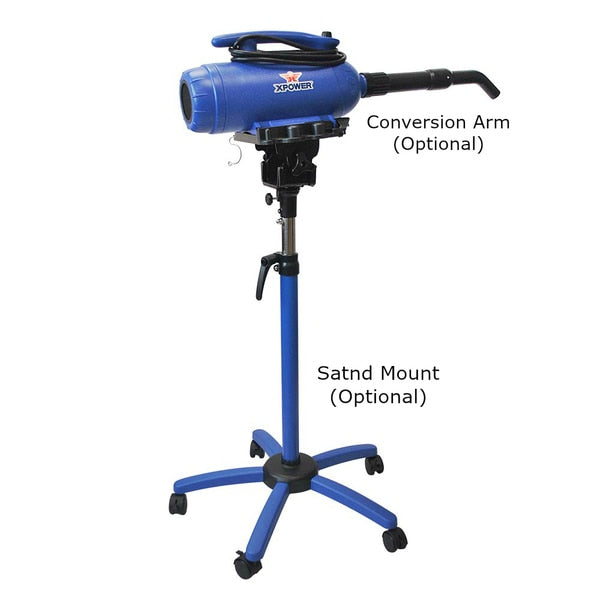 6 HP, 180 CFM, 19 Amps, Variable Speed, Double Motor Professional Force Air Pet Dryer