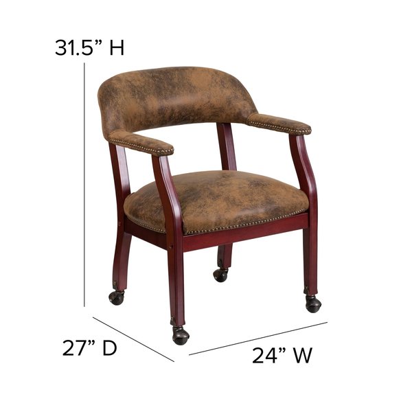 Bomber BrownLuxurious Conference Chair, 27