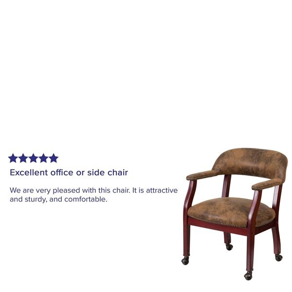 Bomber BrownLuxurious Conference Chair, 27