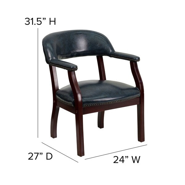 NavyLuxurious Conference Chair, 27