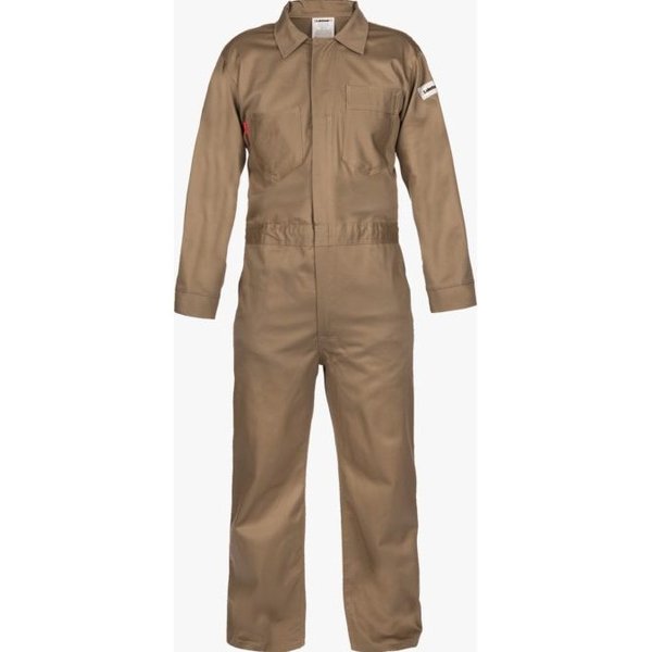 Fr Cotton Coverall, 9.0 Oz. - Khaki, PK6
