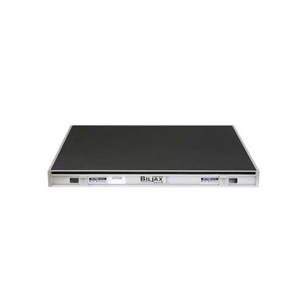 AS2100 Deck - 4' x 4' 1/4 Round, Black HDPE Quadripple