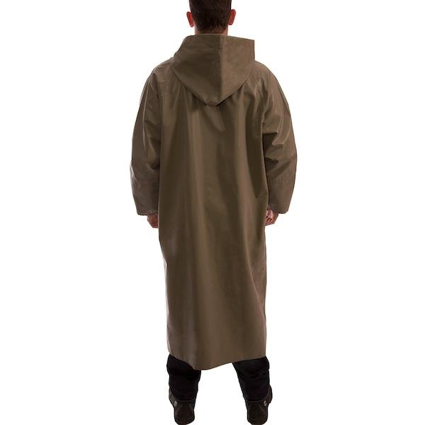 Magnaprene Flame Resistant Rain Coat, Tan, M