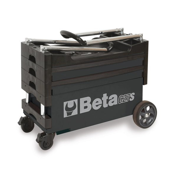 Tool Box Trolley with Handle, Gray