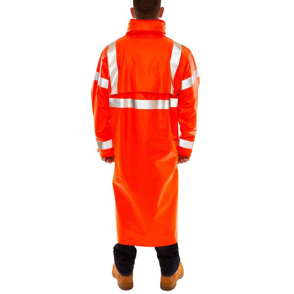 Eclipse Arc Flash Rain Coat, Cat 2, Orange, M