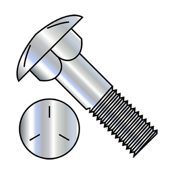 1/2-13X9 BOLT CAR GR5  PT 6 THRD ZINC