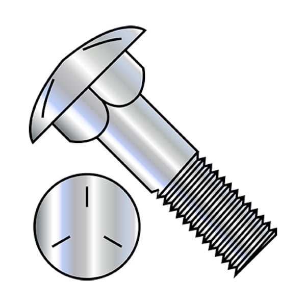 1/2-13X15 BOLT CAR GR5  PT 6 THRD ZINC
