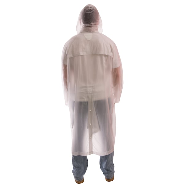 Raincoat, PVC, Clear, L, 48