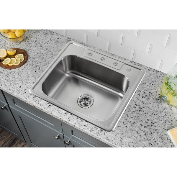 Kitchen Sink, FlushMount, Stainless steelFinish