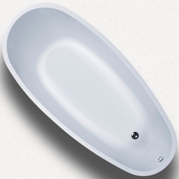 Bathtub, 69 in.L, 31-1/2 in.W, Acrylic