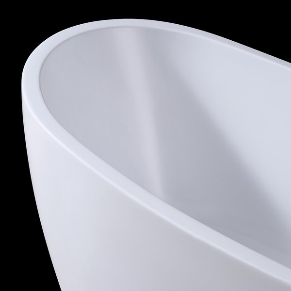 Bathtub, 69 in.L, 31-1/2 in.W, Acrylic
