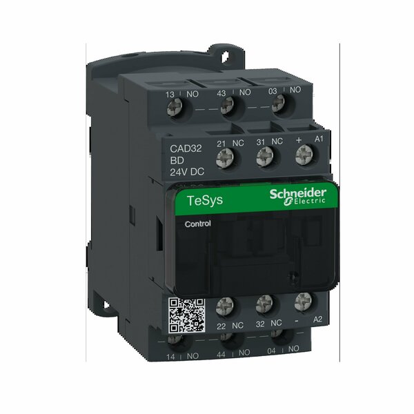 IEC Control Relay, 3NO/2NC, 24VDC, 10A