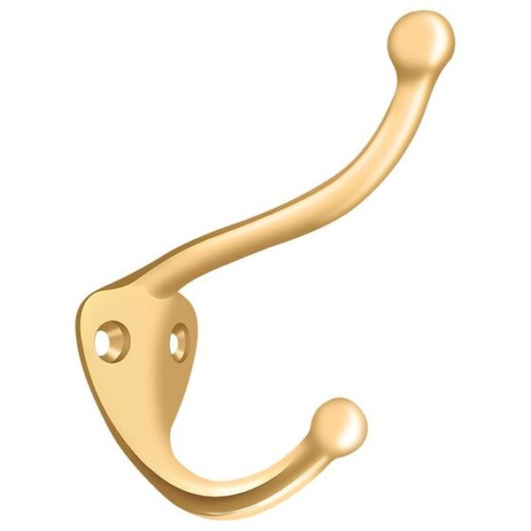 Coat & Hat Hook Lifetime Brass
