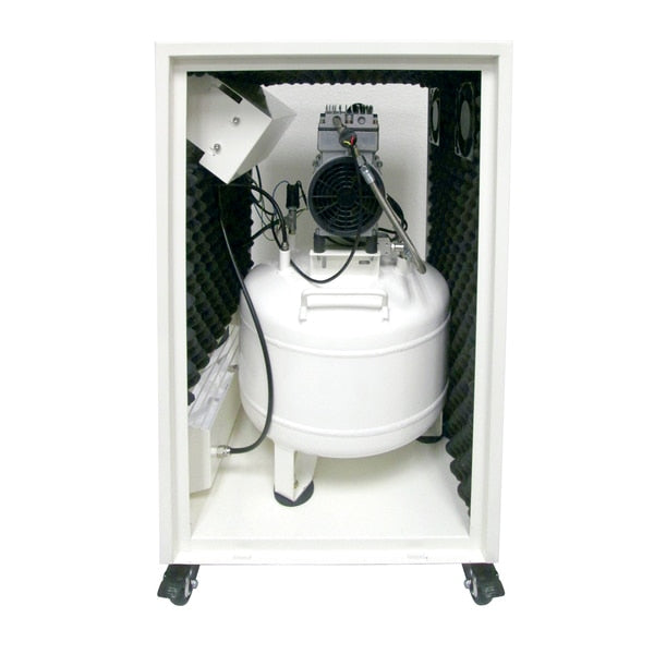 Ultra Quiet Oil-Free 8 gal 1-HP in Sound Proof Cabinet