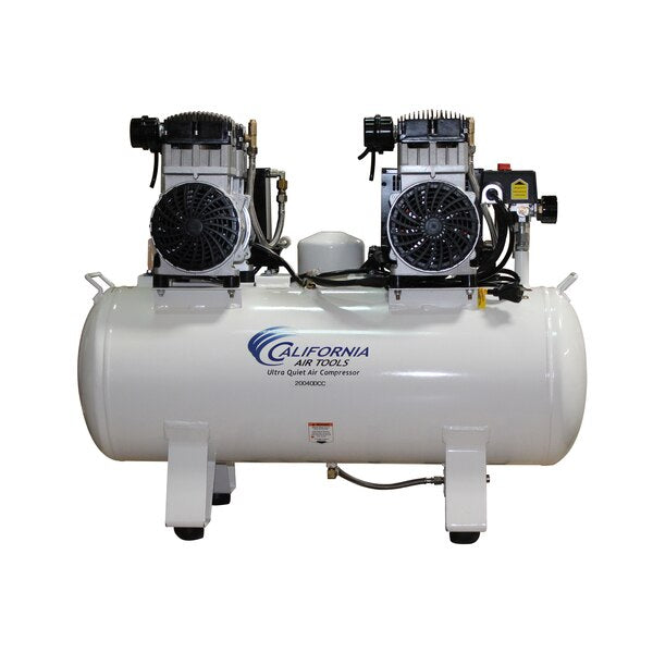 Ultra Quiet/Dry Oil-Free Air Compressor, 4HP, 20Gal
