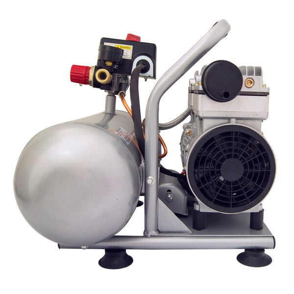 Ultra Quiet Oil-Free Industrial 2 gal 1-HP w/ Al Tank