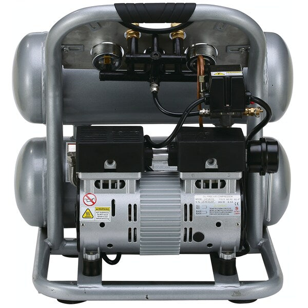 Ultra Quiet Oil-Free Air Compressor 4.6 gal 1-HP Only 60dB