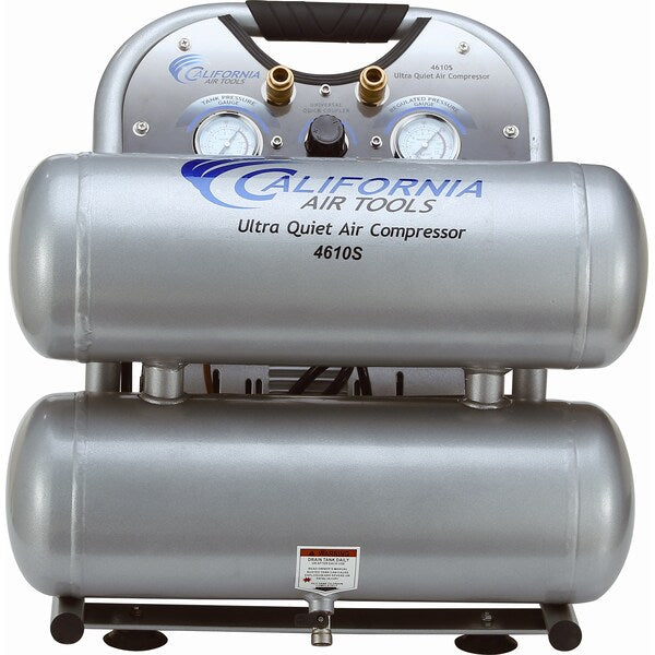 Ultra Quiet Oil-Free Air Compressor 4.6 gal 1-HP Only 60dB