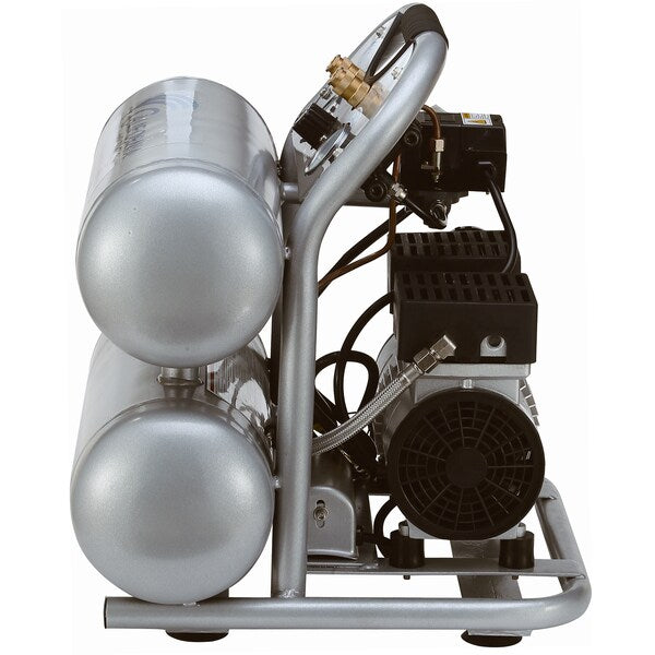 Ultra Quiet Oil-Free Air Compressor 4.6 gal 1-HP Only 60dB