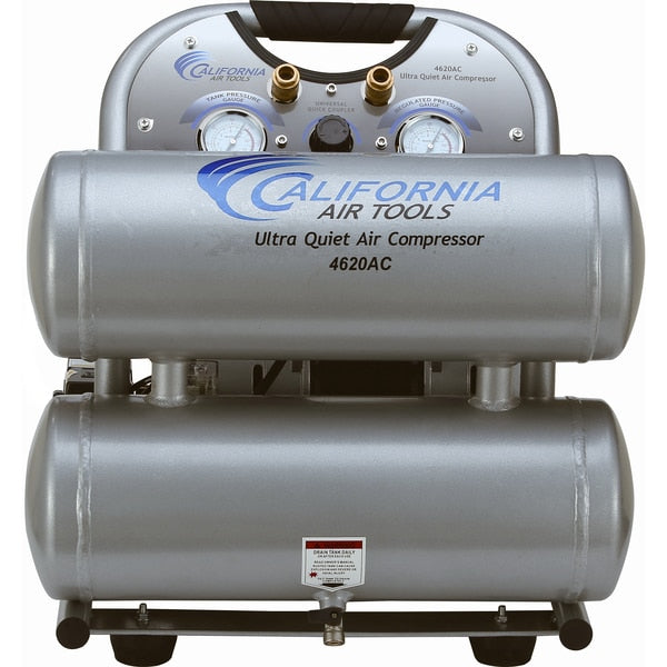 Ultra Quiet Oil-Free 4.6 gal 2-HP 220V Only 60 dB