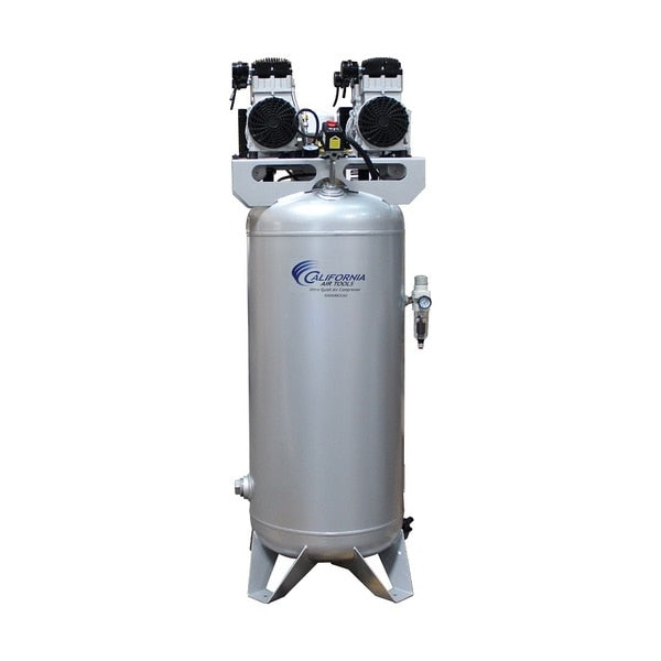 Ultra Quiet/Dry Oil-Free Air Compressor, 4HP, 60Gal