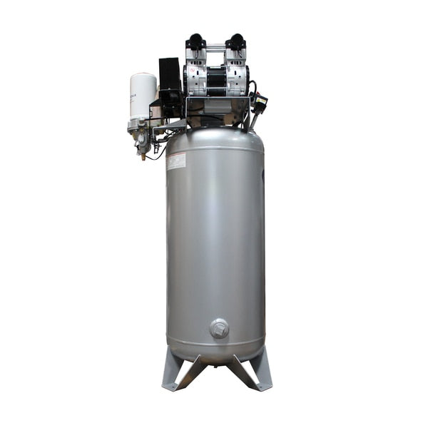 Ultra Quiet/Dry Oil-Free Air Compressor, 4HP, 60Gal