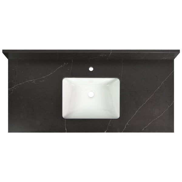 Vanity Top w/Ceramic Basin, 49 x 22 in