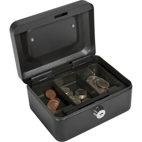 Cash Box, Compartments 3, 2 in. H