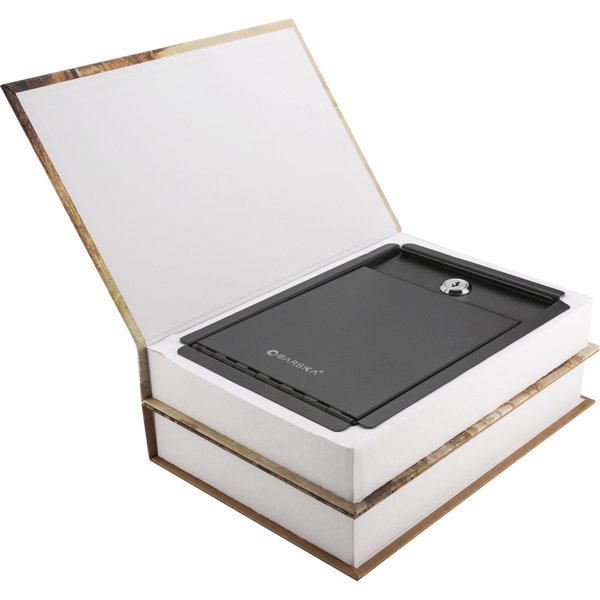 Paris Dual Book Stl Security Box w/Key