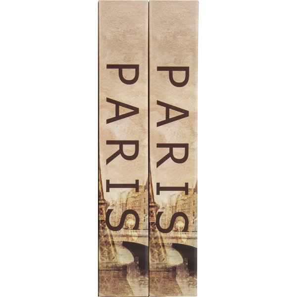 Paris Dual Book Stl Security Box w/Key