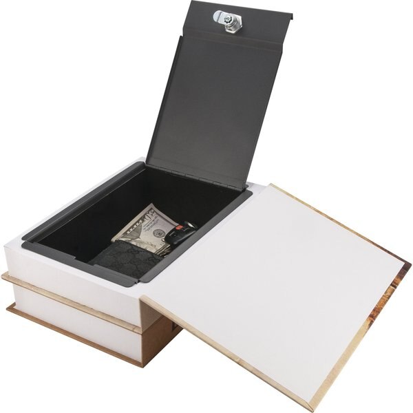 Paris Dual Book Stl Security Box w/Key