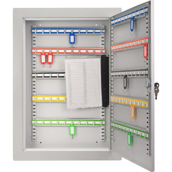 Adjustable in Wall Key Lock Box, 100 Key