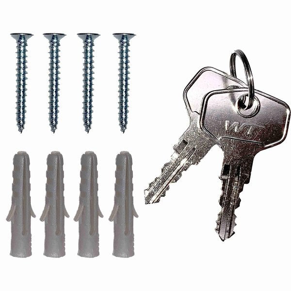 Lock Box with Combination Lock, 160 Keys