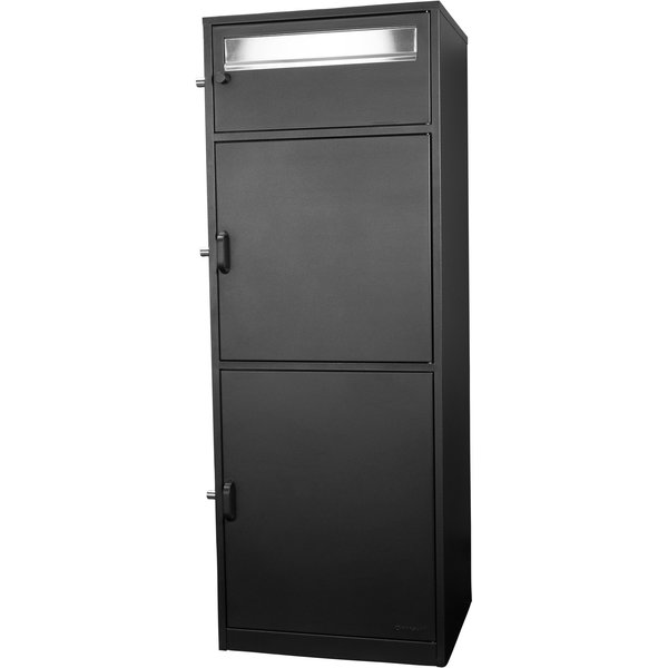 Multi-Chambered Mail and Parcel Box
