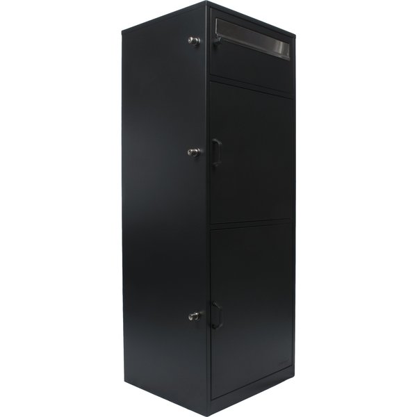 Multi-Chambered Mail and Parcel Box