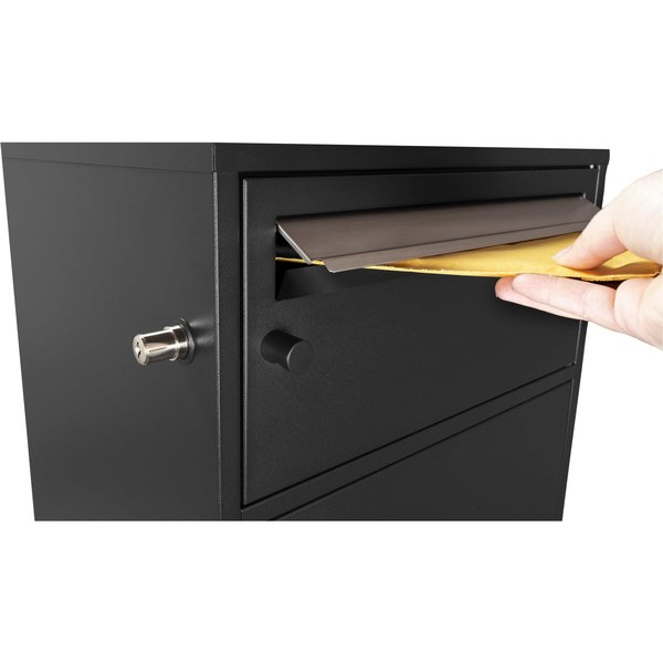 Multi-Chambered Mail and Parcel Box
