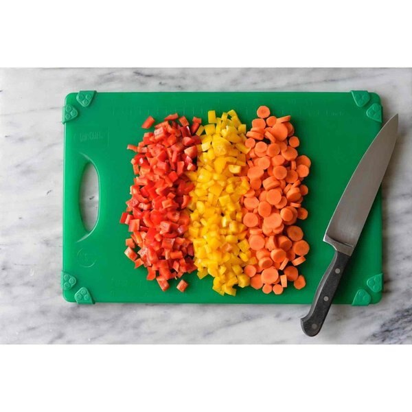 Grippy Cutting Board, Green, 12