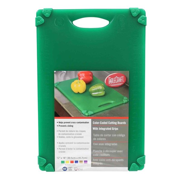 Grippy Cutting Board, Green, 12