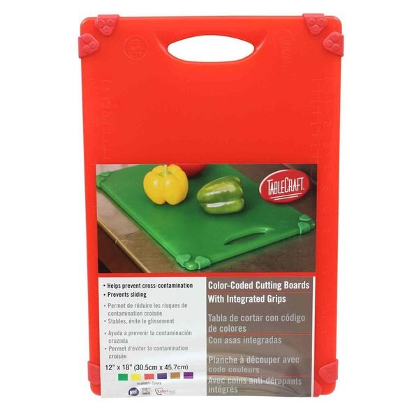 Grippy Cutting Board, Red, 12