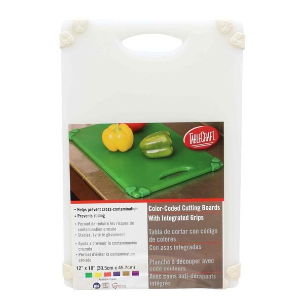 Grippy Cutting Board, White, 12
