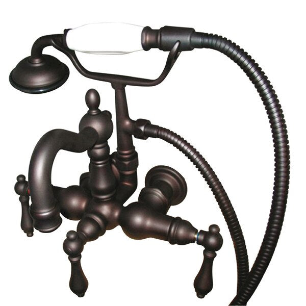 Wall-Mount Clawfoot Tub Faucet, Oil Rubbed Bronze, Tub Wall Mount