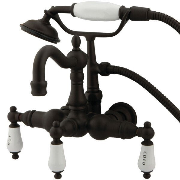 Wall-Mount Clawfoot Tub Faucet, Oil Rubbed Bronze, Tub Wall Mount