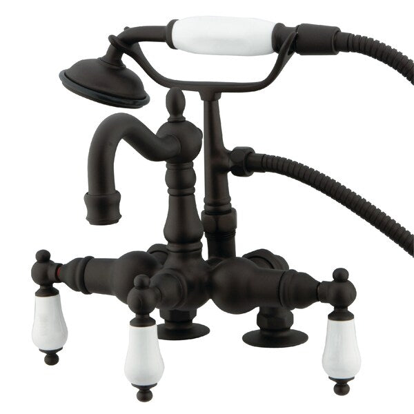 Deck-Mount Clawfoot Tub Faucet, Oil Rubbed Bronze, Deck Mount