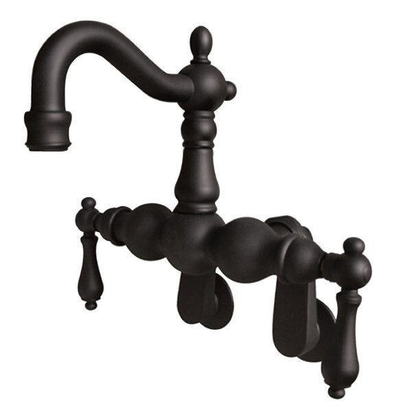 Wall-Mount Clawfoot Tub Faucet, Oil Rubbed Bronze, Tub Wall Mount
