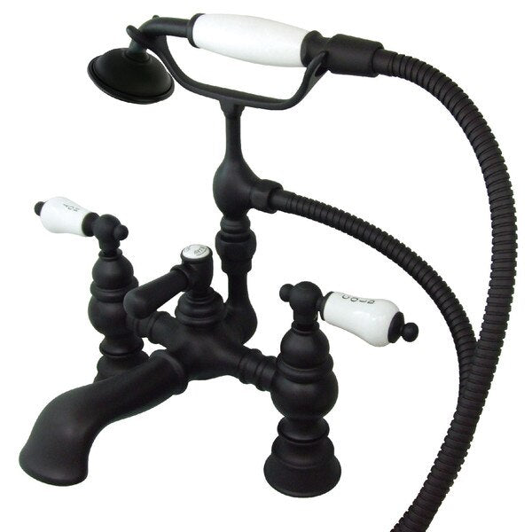 Deck-Mount Clawfoot Tub Faucet, Oil Rubbed Bronze, Deck Mount