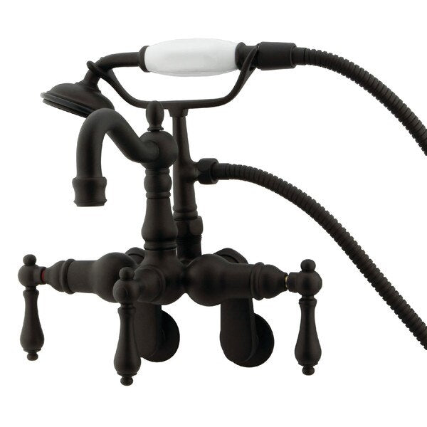 Wall-Mount Clawfoot Tub Faucet, Oil Rubbed Bronze, Tub Wall Mount